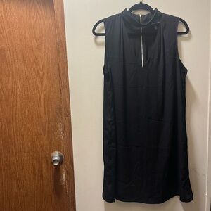 White House black market black shift dress size 14 formal evening event